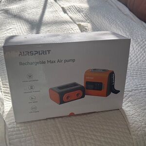 Spirit Black and Orange Air Pump